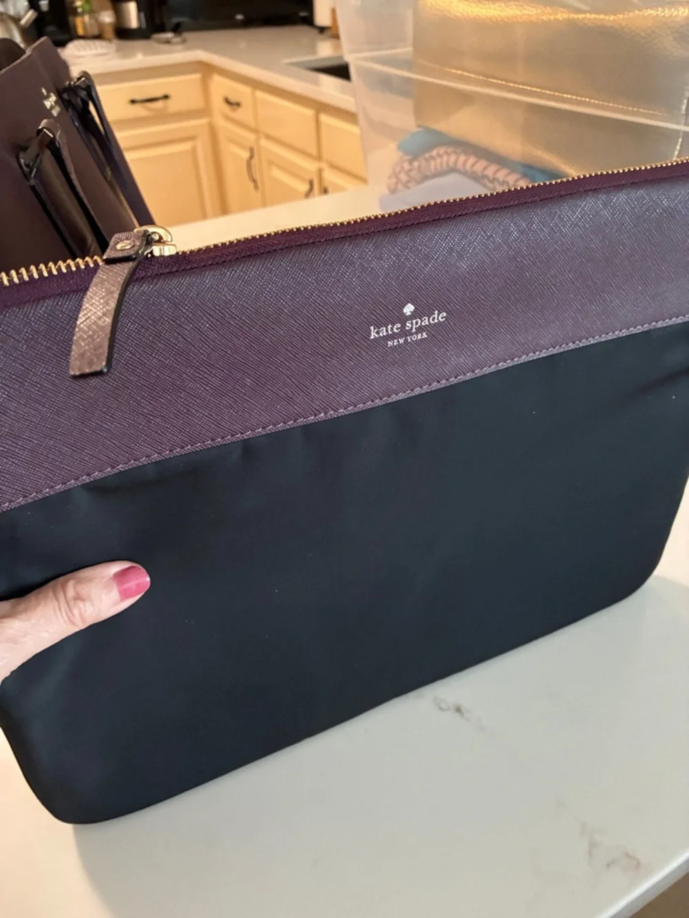 Kate Spade Cameron NY Laptop Bag with Removable Padded Bag